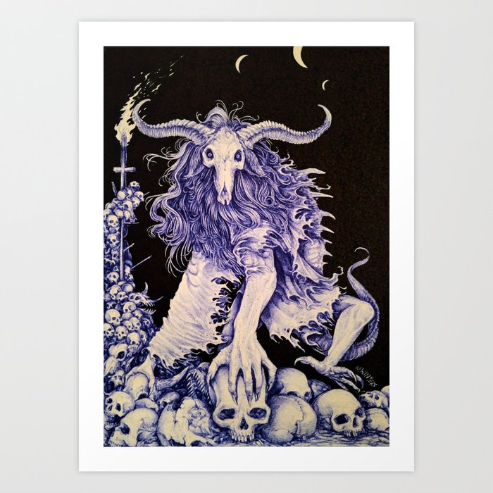 The Bone Collector Art Print