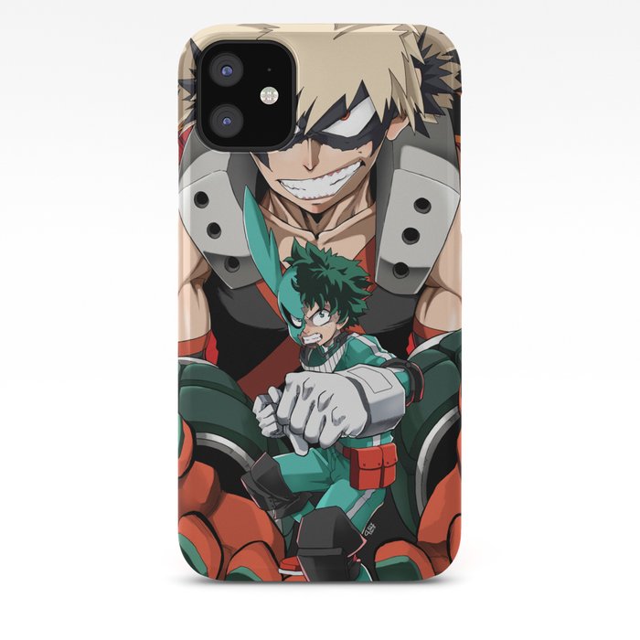 My Hero Academia Deku Vs Bakugou Art Print Iphone Case By