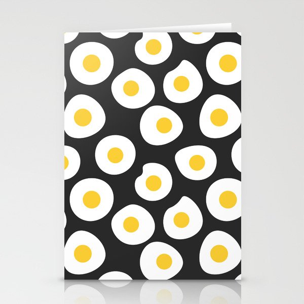 Egg Slice Pattern Stationery Cards