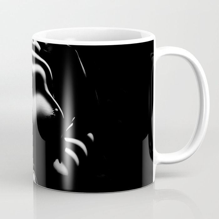 8650-SLG Sensual Female Nude Woman Wrapped with Bands of Light and Shadow Coffee Mug