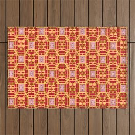 Red Chiness pattren  Outdoor Rug