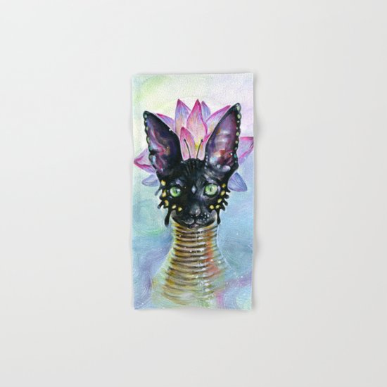Cat Goddess Hand & Bath Towel