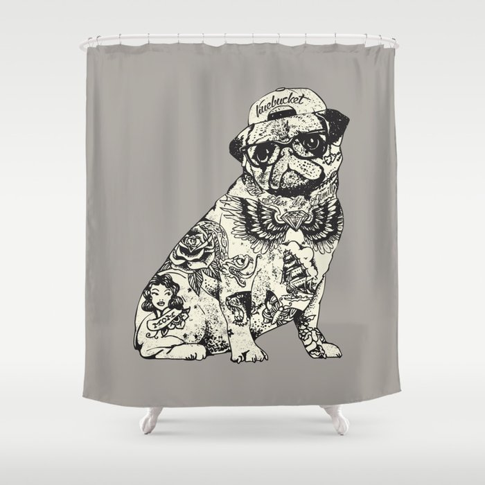 Society6 ケース Pug Workout by Huebucket Today Workout with the pug Poster by Huebucket | Society6