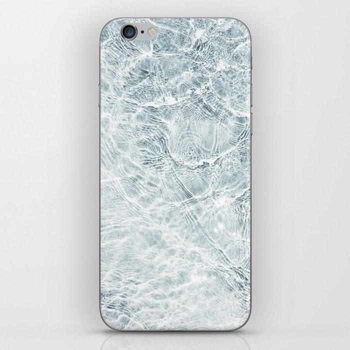 Clear Blue Ocean Waves iPhone Skin