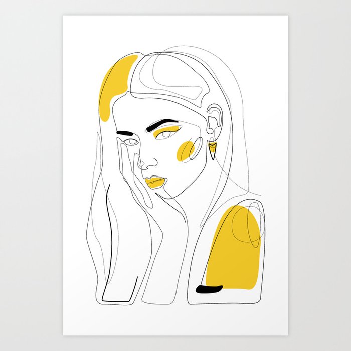 In Gold Art Print by Explicit Design | Society6