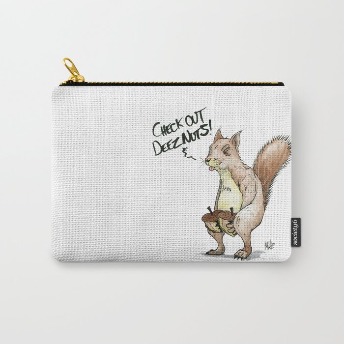A Sassy Squirrel Carry-All Pouch