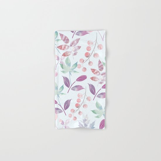 Flower Pattern Hand & Bath Towel