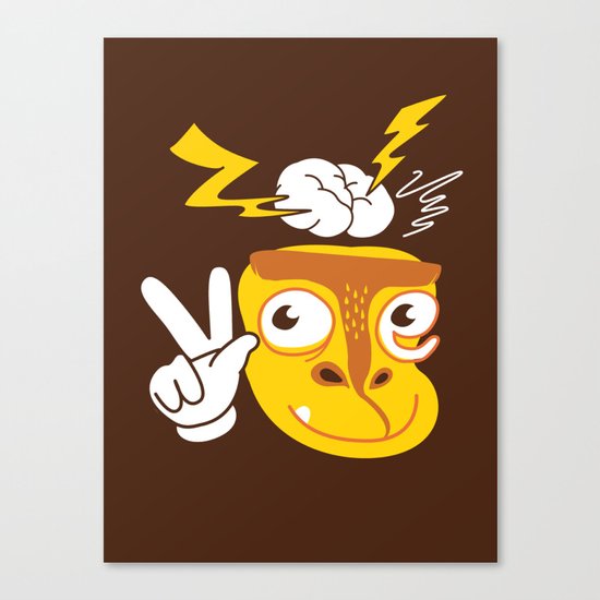 Vote Munkey Canvas Print