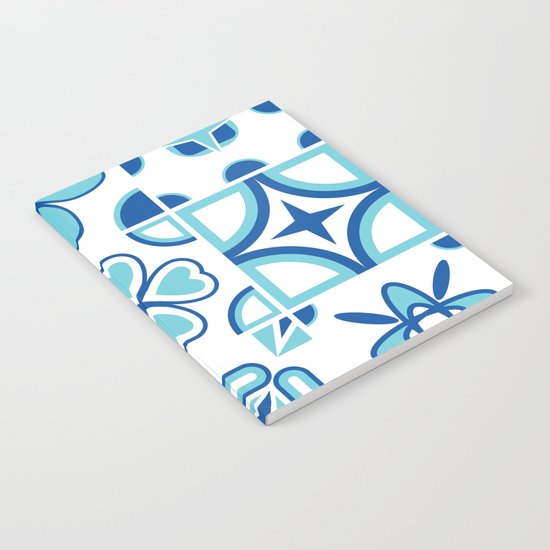 Azulejos blue Notebook