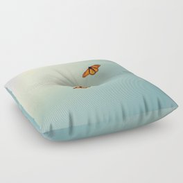 Monarch Sky Love Floor Pillow