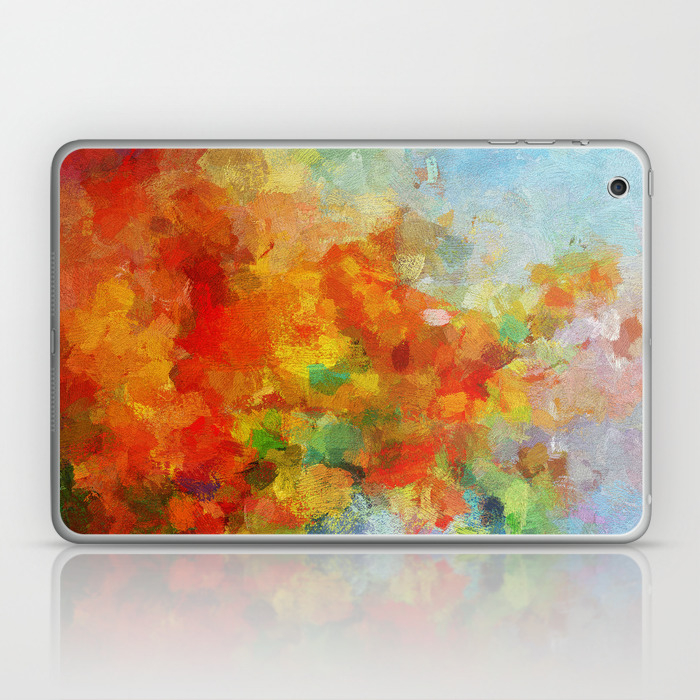 Abstract And Minimalist Landscape Painting Laptop Ipad Skin By