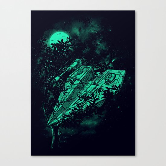 Emergency Landing Canvas Print