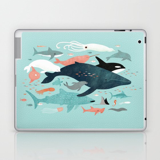 Under the Sea Menagerie Laptop & iPad Skin