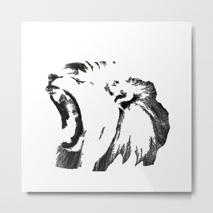 Lion's roar Metal Print