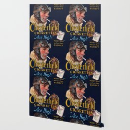 Chesterfield Cigarettes 15 Cents, Ace High, 1914-1918 by Joseph Christian Leyendecker Wallpaper