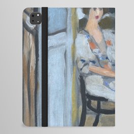 Woman holding umbrella - Henri Matisse (1919) iPad Folio Case