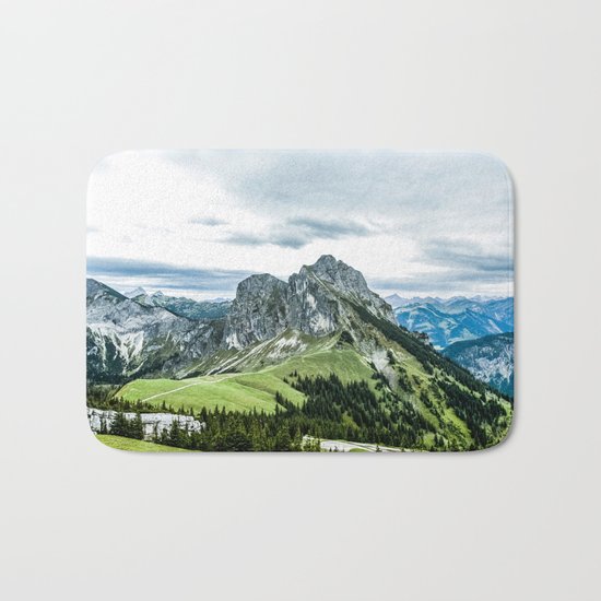 Mountain and Valley Bath Mat