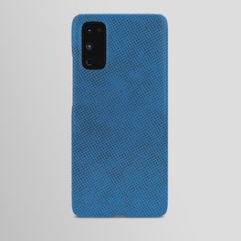 Blue - Black Dots Background Android Case