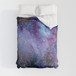 Watercolor Galaxy Comforter