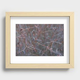 Autumn flowers Recessed Framed Print