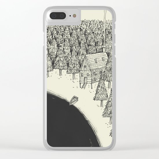 'Isolation' (B&W) Clear iPhone Case