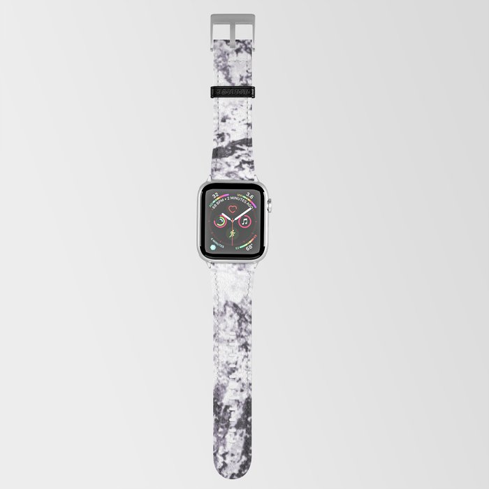 black and white abstract Apple Watch Band