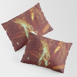 Old rusty surface texture background.  Pillow Sham