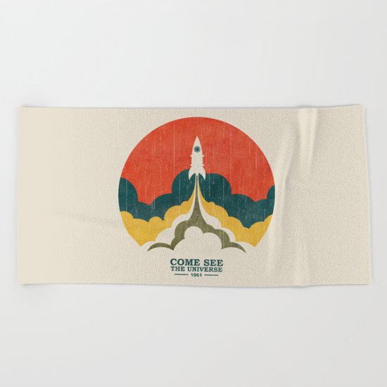 Come See The Universe Beach Towel