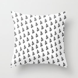 cup of demons Throw Pillow