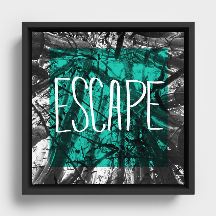 escape Framed Canvas