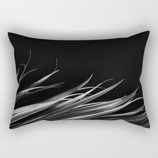 Dark palm leaf Rectangular Pillow