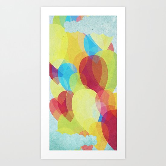 Happy Sky Art Print