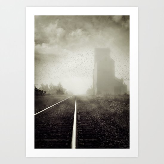 Grain Elevator Art Print
