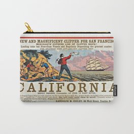 A New and Magnificent Clipper for San Francisco. Merchant's Express Line of Clipper Ships! Carry-All Pouch