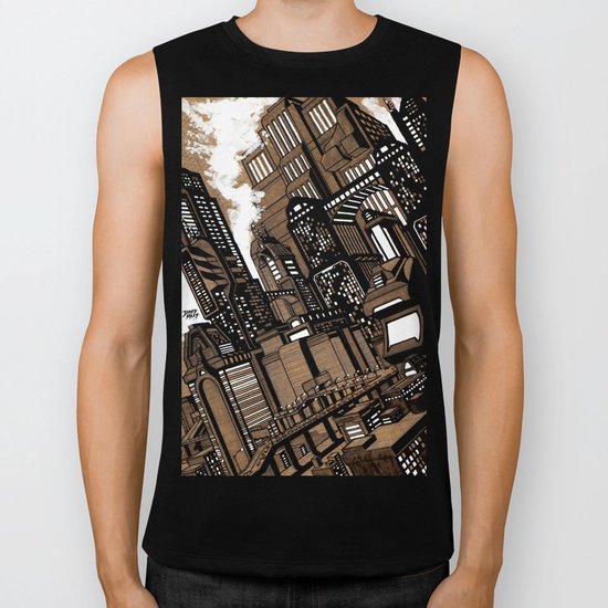 Cityscape Biker Tank
