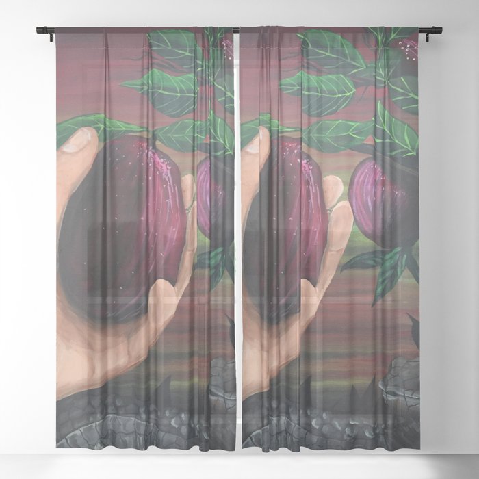 Forbidden Fruit Sheer Curtain