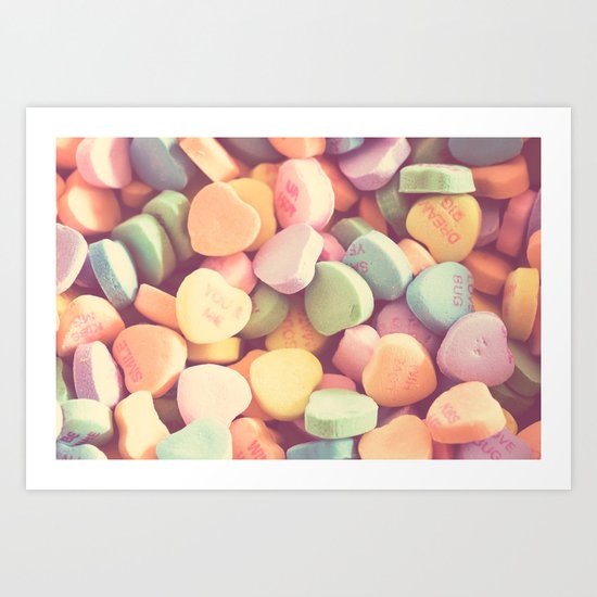 you & me ... Art Print