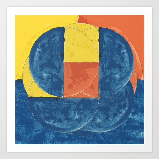 Sunrise, sunset, sea Art Print