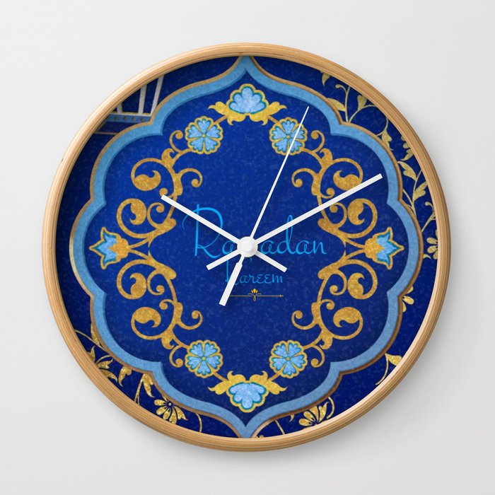 Greetings Ramadan Kareem Wall Clock