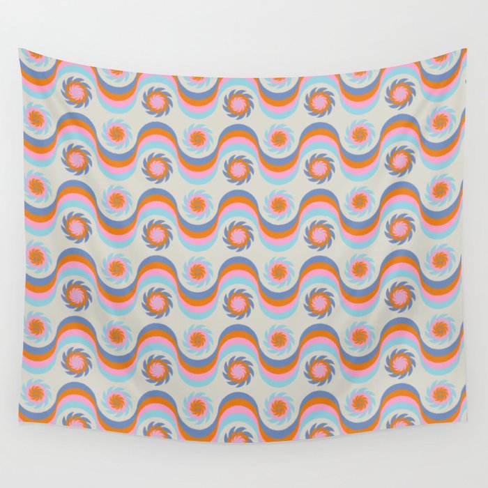 SAI Retro Pattern Wall Tapestry