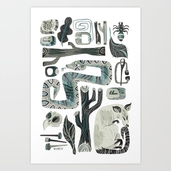serpent Art Print