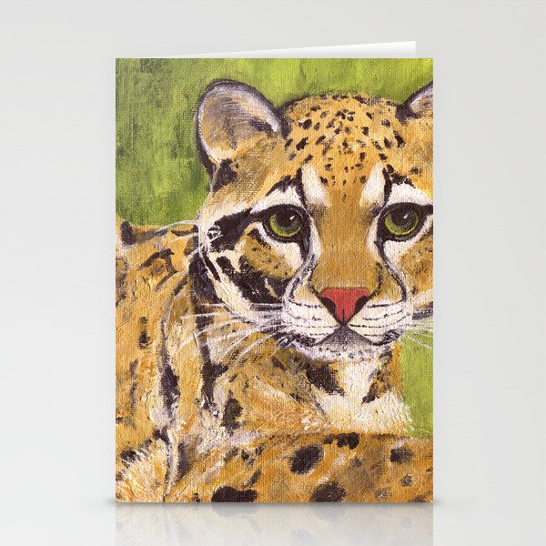 Clouded Leopard Stationery Cards