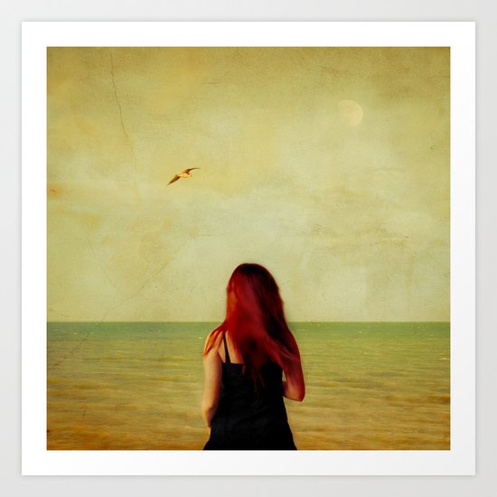 from a distance Art Print