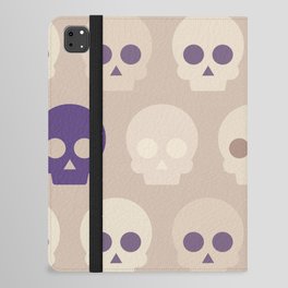Colorful Cute Skull Pattern iPad Folio Case