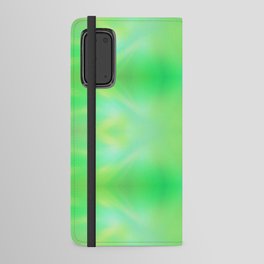 Mirror Neon Green Abstract Android Wallet Case
