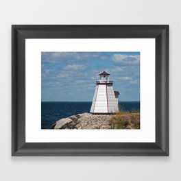 Island Lighthouse Framed Art Print
