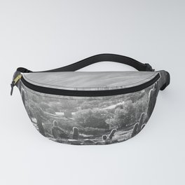 Black and White Cactus in Argentina Fanny Pack