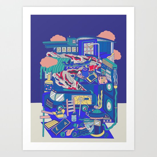 Vice City Art Print
