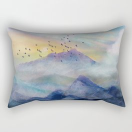 Mountain Sunrise Rectangular Pillow