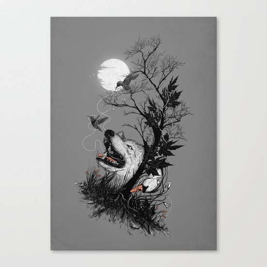Hide Canvas Print